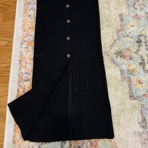 Black high waisted skirt